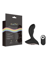 Gender Fluid Rumble Anal Vibe with Remote — Black, USB Rechargeable