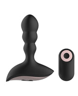 Gender Fluid Shake Anal Vibe with Remote, 10 Modes, Black, 5"