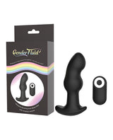 Gender Fluid Frission Anal Vibe w/Remote - Black by Gender Fluid