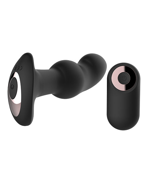 Gender Fluid Frission Anal Vibe w/Remote - Black by Gender Fluid