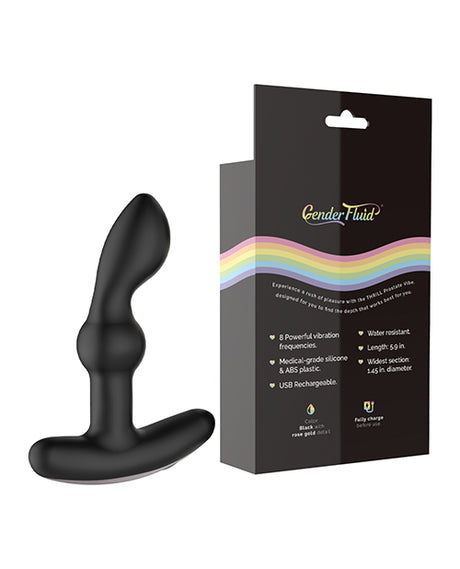 Gender Fluid Thrill Prostate Vibe - Black by Gender Fluid
