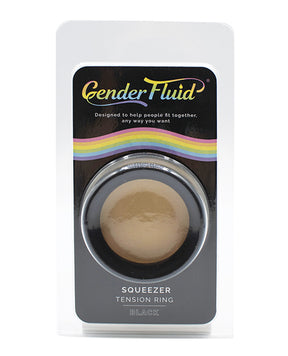 Gender Fluid Squeezer Tension Ring - Black by Gender Fluid