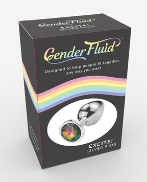 Gender Fluid Excite! Plug - Silver by Gender Fluid