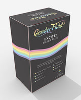 Gender Fluid Excite! Smooth Tapered Anal Plug — Silver