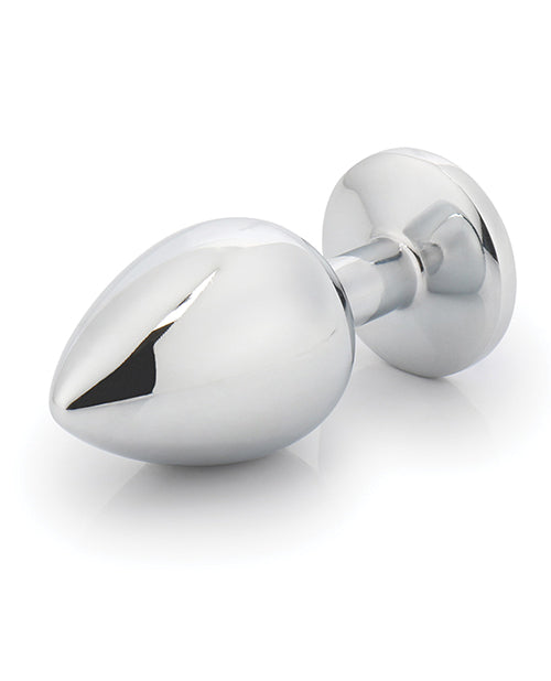 Gender Fluid Excite! Smooth Tapered Anal Plug — Silver