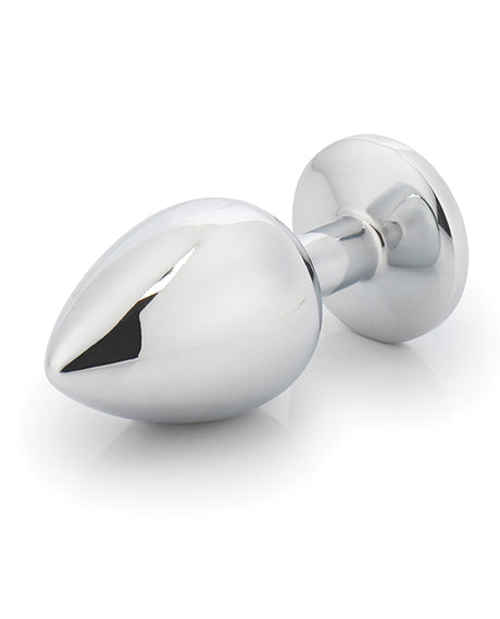 Gender Fluid Excite! Smooth Tapered Anal Plug — Silver
