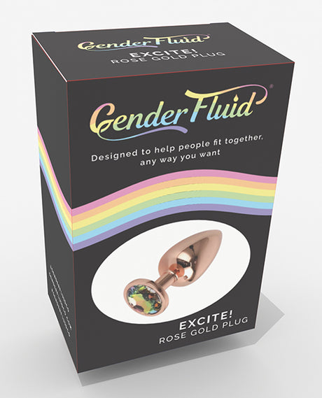Gender Fluid Excite! Plug - Rose Gold by Gender Fluid