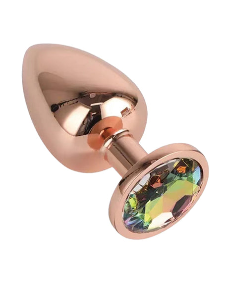 Gender Fluid Excite! Anal Plug — Rose Gold Tapered Design