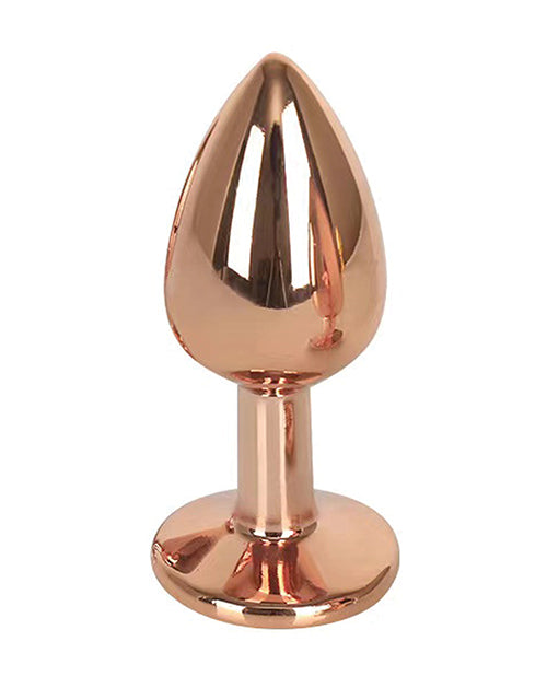 Gender Fluid Excite! Anal Plug — Rose Gold Tapered Design