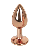 Gender Fluid Excite! Anal Plug — Rose Gold Tapered Design