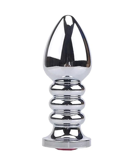 Gender Fluid Excite! Extendo Anal Plug, Tapered — Silver