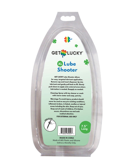 Get Lucky Lube Shooter XL — Black Lubricant Applicator