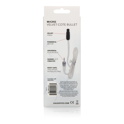 Sterling Collection Micro Velvet-Cote Bullet by CalExotics