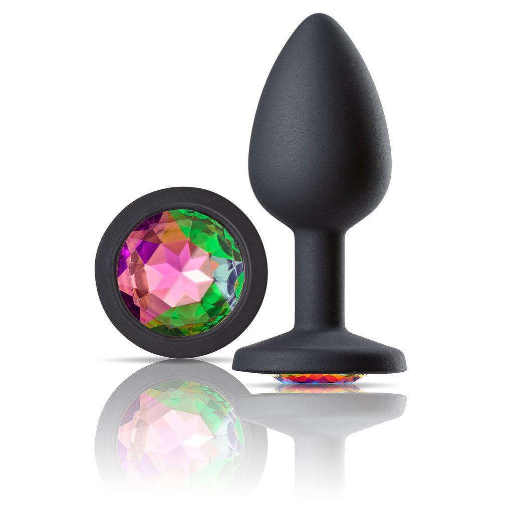 Cloud 9 Novelties Gems Jeweled Silicone Anal Plug - Small by Cloud 9 Novelties