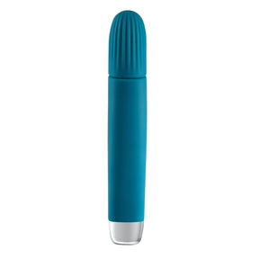Evolved Novelties Super Slim Wand Vibrator — Teal - EN-RS-9741-2