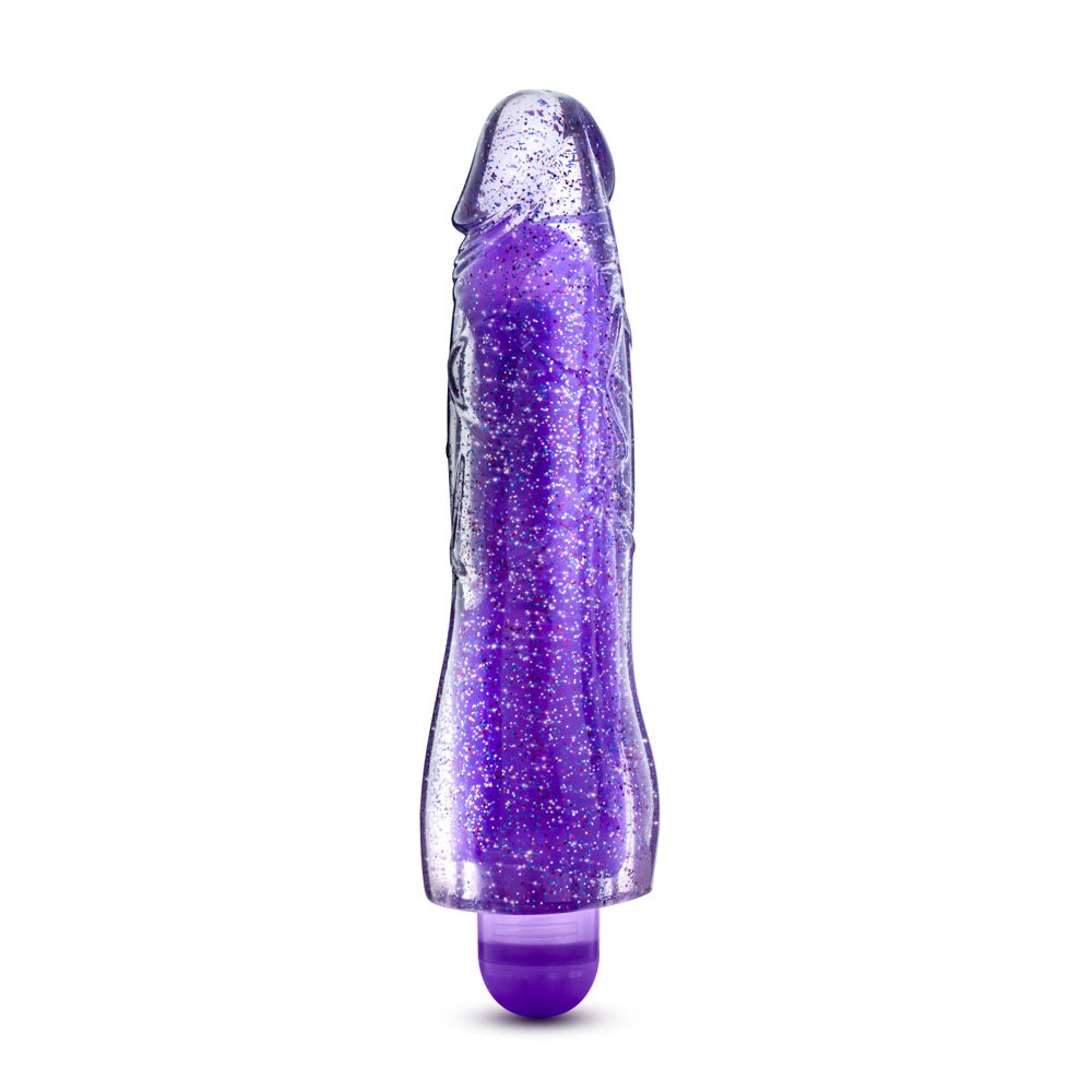 Glow Dicks - Molly Glitter Vibrator - Purple by Blush
