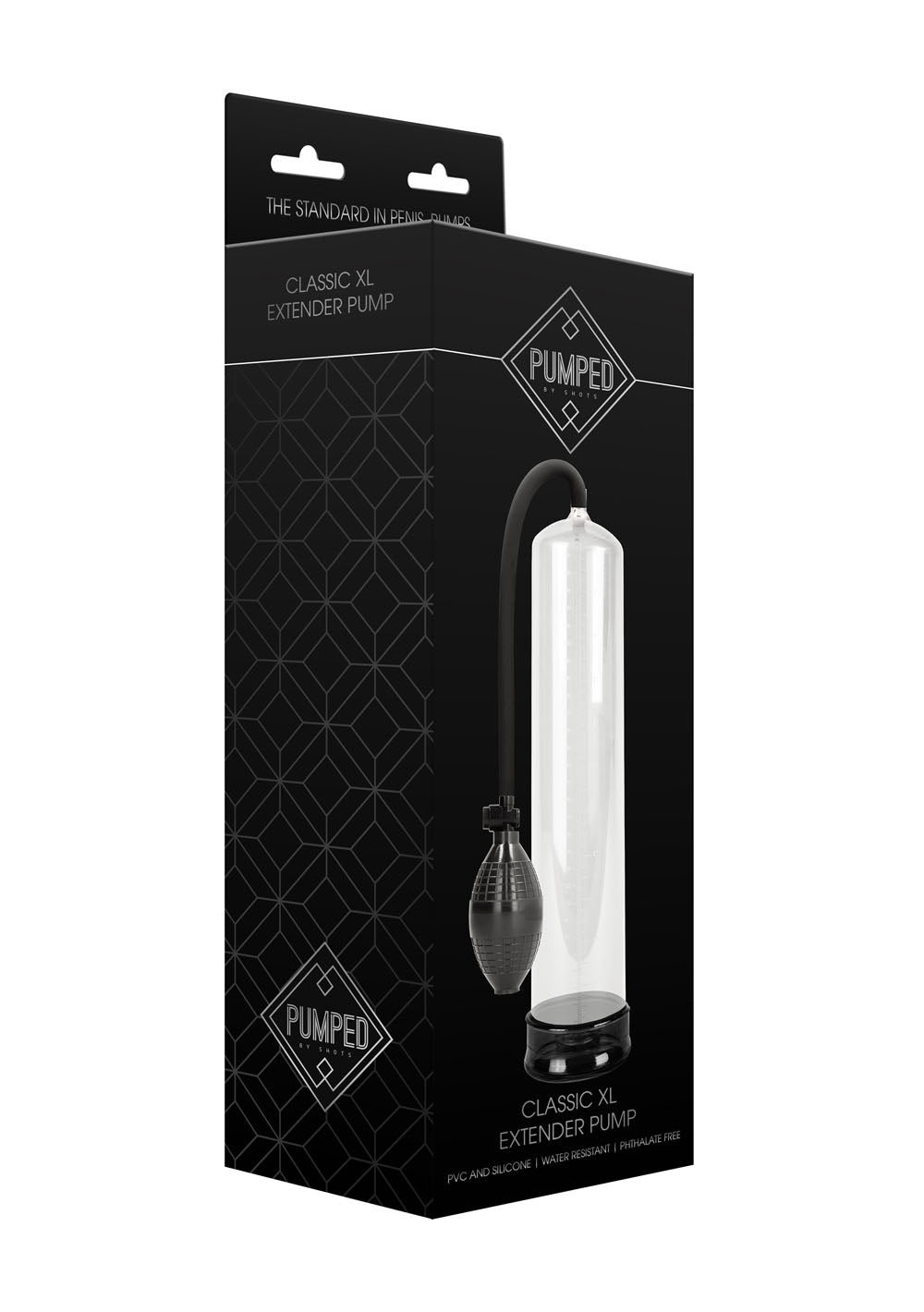 Shots Classic XL Extender Pump 12.5in — Black - PMP-PMP005TRA
