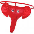 Hott Products Elephant Thong — Red, One Size - HTP3661