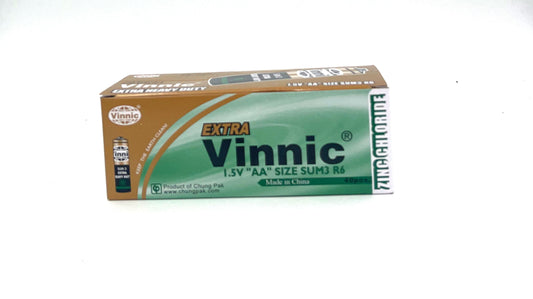 Vinnic & Player Batteries Vinnic Extra Heavy Duty AA Batteries, 40-Pack - SPER6MSG