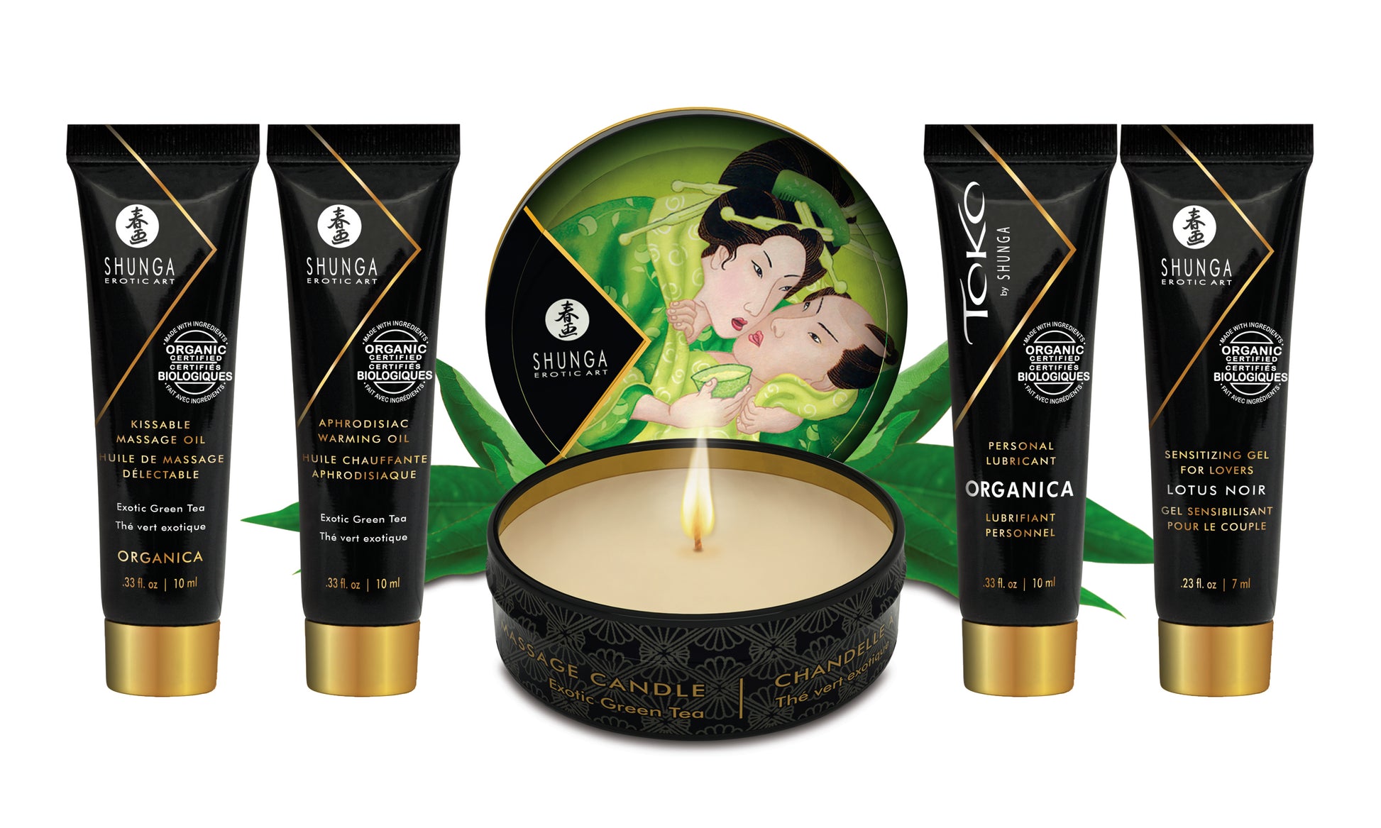 Geisha's Secrets Gift Set - Organica - Exotic Green Tea by Shunga