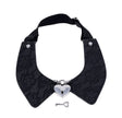 Sportsheets Heartbound Lace Day Collar — Lace-Etched Faux Leather - SS10103