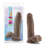 Blush Au Naturel 7 Inch Sensa Feel Dildo, Chocolate - BL-36416