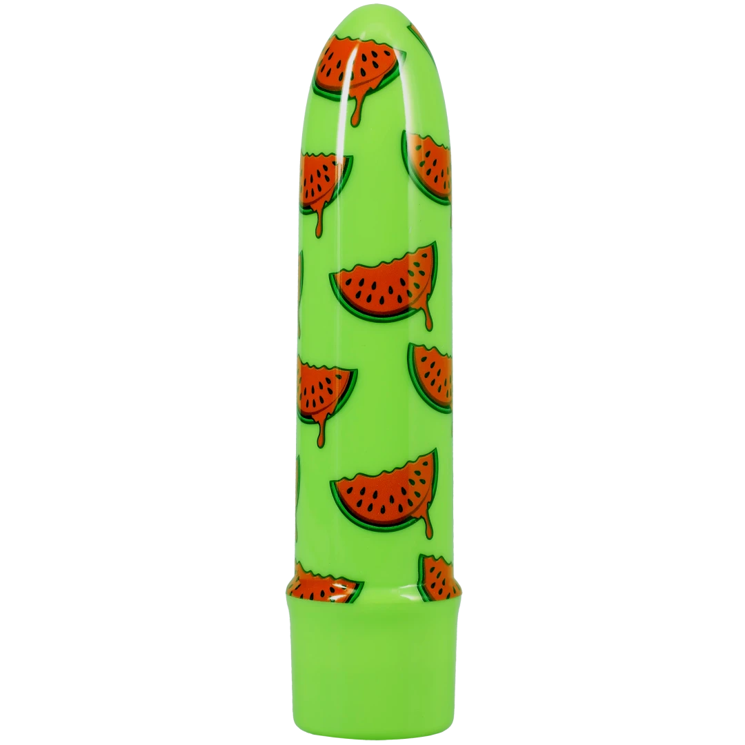 Doc Johnson Buzz Buddies 5-Inch Multi-Speed Vibe, Watermelon - DJ1370-03-CD
