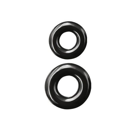 nsnovelties Renegade Double Stack Ring — Black - NSN-1111-73