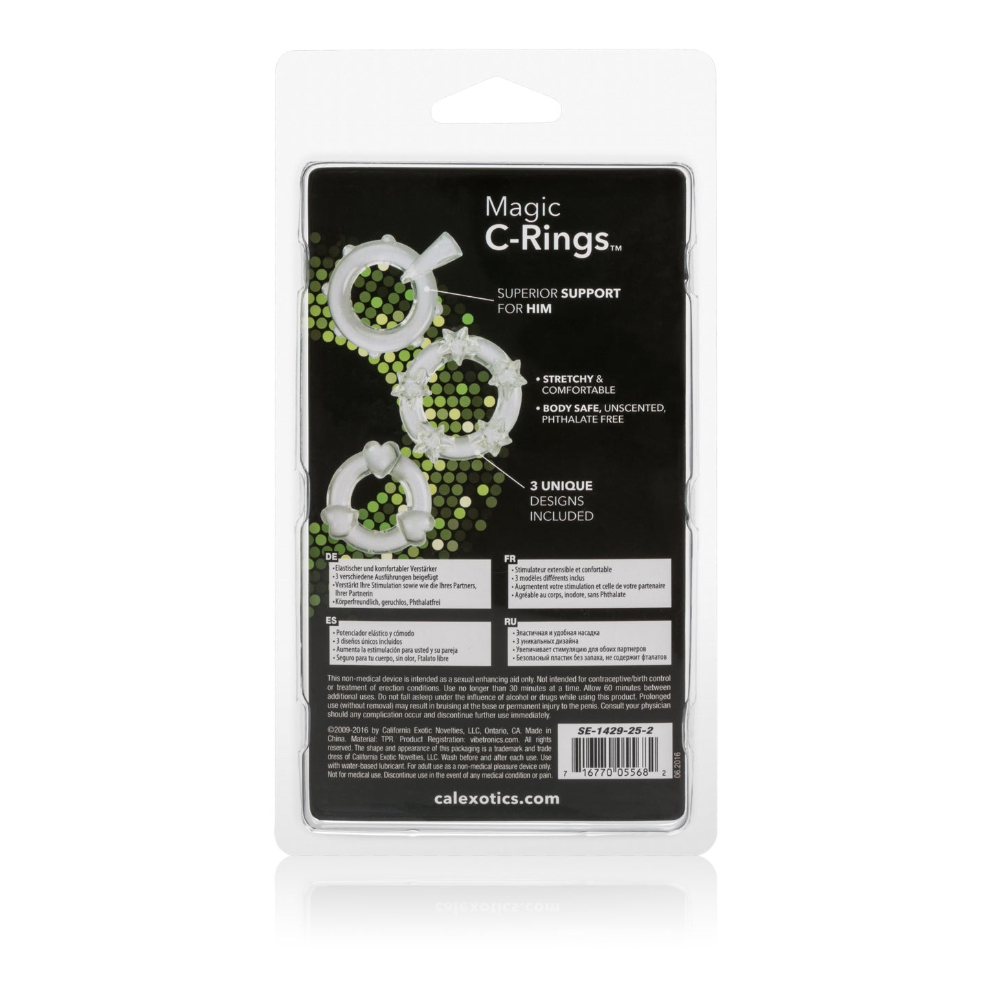 Magic C-Rings - Clear by CalExotics