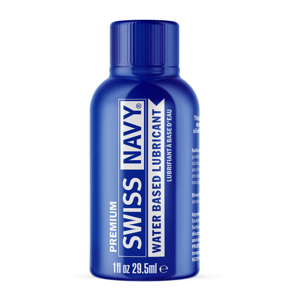 M.D. Science Lab Swiss Navy Water-Based Lubricant, 1 oz - MD-SNWB1
