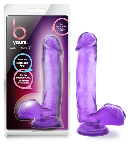 Blush Sweet n' Hard 7-Inch Dildo — Purple - BL-16421