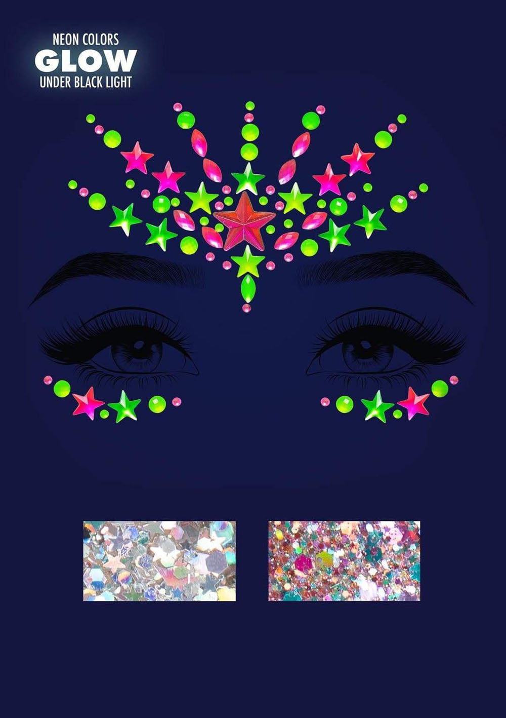 Vibe Jewels Sticker - Multi by Leg Avenue