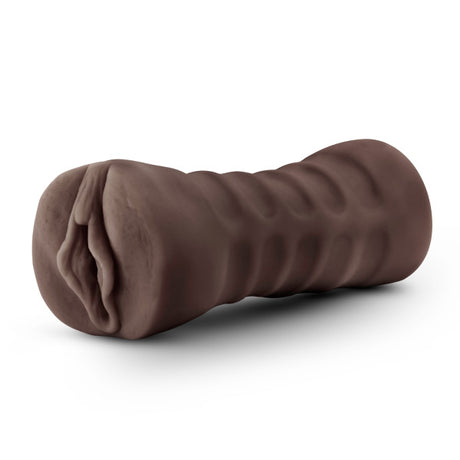 Blush Hot Chocolate Alexis Masturbator — Chocolate, Vibrating Bullet, 5.25" - BL-73506