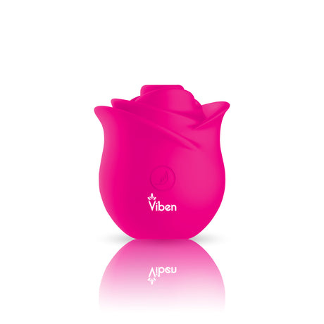 Viben Zen Rose Wireless Clit & Nipple Stimulator — Hot Pink - VB-75011