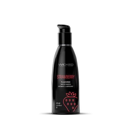 Wicked Sensual Care Aqua Strawberry Water-Based Intimate Lubricant, 2 fl oz - WS-90412