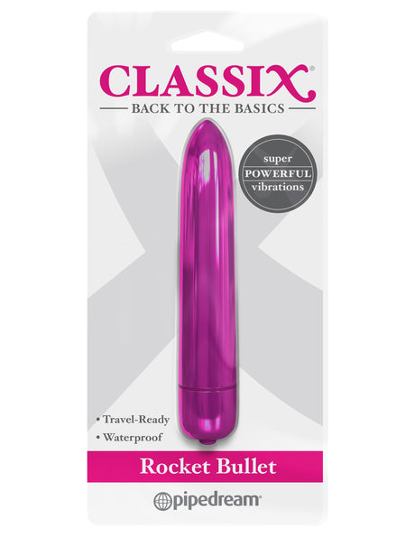 Pipedream Classix Rocket Bullet Vibrator — Pink, 3.9 in - PD1961-11