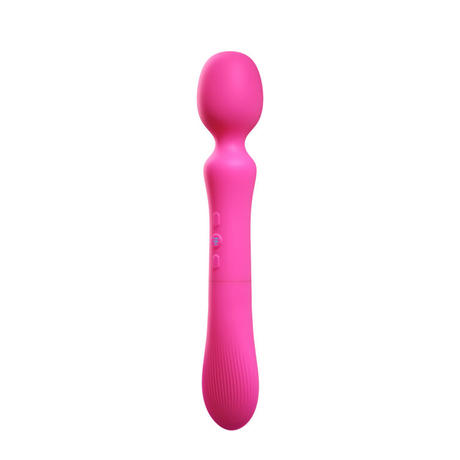 Femme Funn Solia Wand Vibrator — Double-Ended, Pink, 9.7" - FF-1056-01