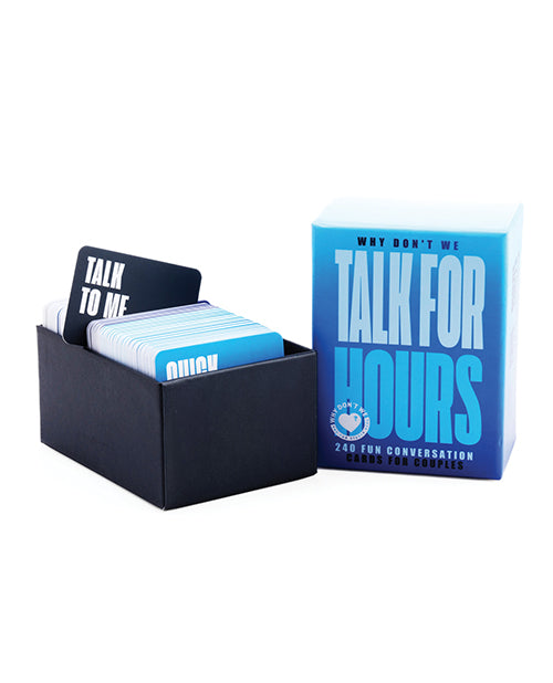 Talk For Hours - 240 Conversation Cards for Couples by Why Don't We