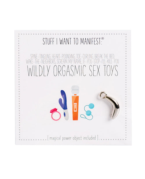 Warm Human Wildly Orgasmic Sex Toys Mini Card & Charm by Warm Human