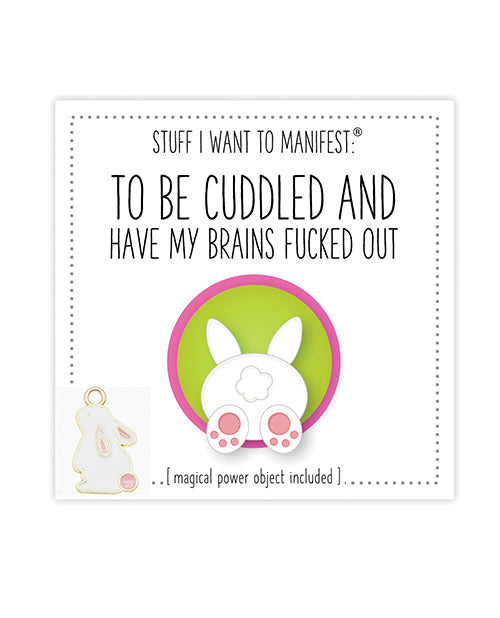Warm Human To Be Cuddled + Have My Brains Fucked Out Mini Card & Charm by Warm Human