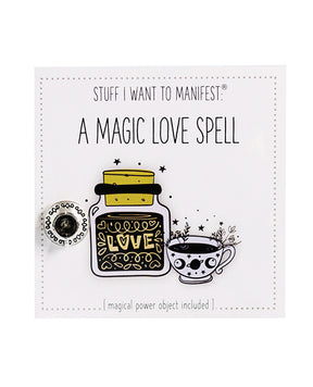 Warm Human A Good Magic Love Spell Mini Card & Charm by Warm Human
