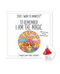 Warm Human I Am The Magic Mini Card & Charm by Warm Human