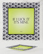 Warm Human If I Lick It It's Mine Glass Trinket Tray by Warm Human