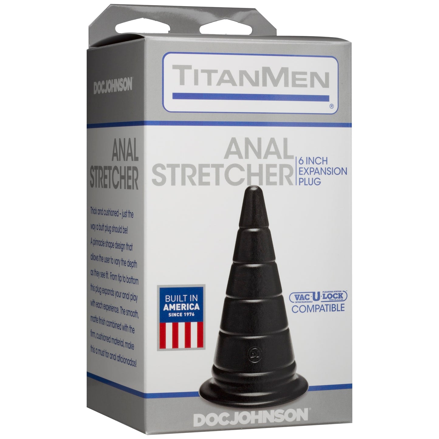 Titanmen Anal Stretcher 6 Inch Plug by Doc Johnson