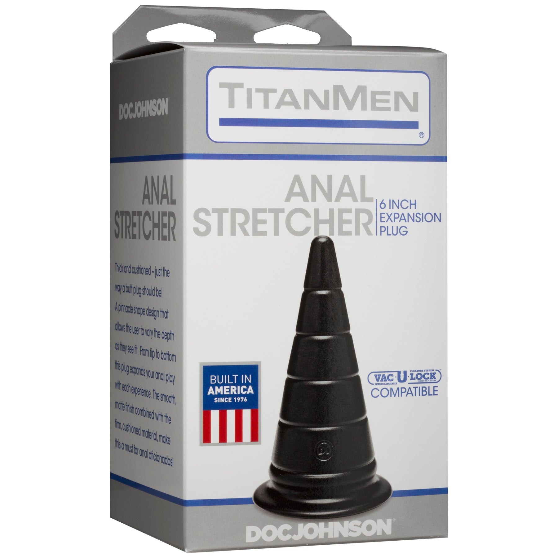 Titanmen Anal Stretcher 6 Inch Plug by Doc Johnson