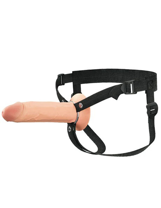 Pipedream Fantasy X-Tensions Elite 8.5" Hollow Silicone Strap-On, Light - PD4160-21
