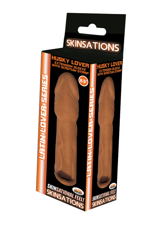 Hott Products Husky Lover Sleeve — 6.5 Inch, Brown - HTP3056