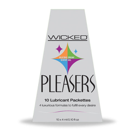 Wicked Pleasers Lubricant Packets — 10 Travel-Size Packets - WK100