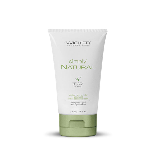 Wicked Sensual Care Simply Natural Water-Based Lubricant — 4 oz - WS-91404