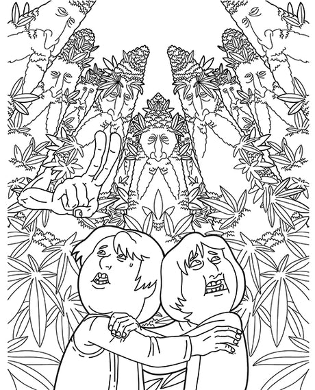 Wood Rocket The Lord of the Smoke Rings Coloring Book